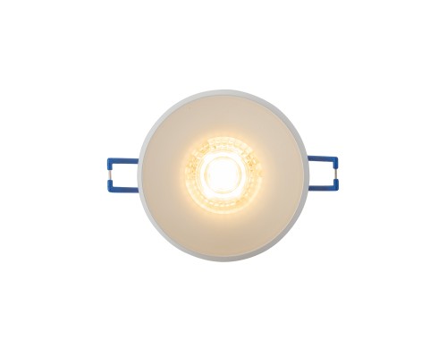 DK4031-WH Встраиваемый светильник, IP 20, 10 Вт, GU10, белый, алюминий/пластик