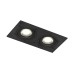 DK3022-BK Встраиваемый светильник, IP 20, 10 Вт, GU5.3, LED, черный, пластик