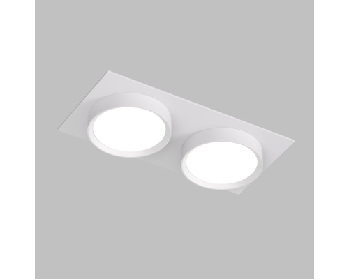 DK2092-WH Встраиваемый светильник FLAT, IP 20, до 15 Вт, GX53, LED, белый, алюминий