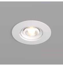 DK3028-WH Встраиваемый светильник, IP 20, 10 Вт, GU5.3, LED, белый, пластик