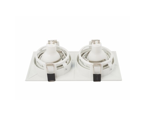 DK2122-WH Встраиваемый светильник, IP 20, 50 Вт, GU10, белый, алюминий