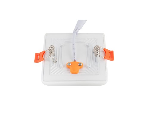 DK4602-WW Встраиваемый светильник, IP 20, 9 Вт, LED 3000, белый, пластик