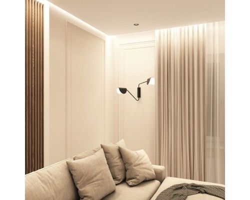 DK2037-BK Встраиваемый светильник , IP 20, 50 Вт, GU10, черный, алюминий