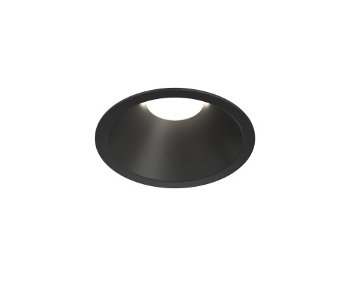 DK2431-BK Встраиваемый светильник SHINE GLOW 15Вт, 3000-4000К, IP20, черный матовый, алюминий