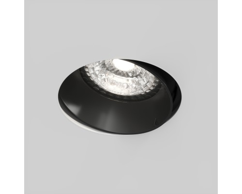 DK3055-BK Встраиваемый светильник, IP 20, 10 Вт, GU5.3, LED, черный, пластик