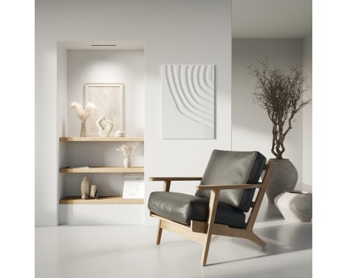 DK2532-WB Встраиваемый светильник SPACE со светодиодом под шпатлевку L240mm 220V 20W 38° 4000К IP20 белый/черный алюминий