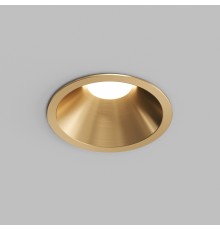 DK2431-SB Встраиваемый светильник SHINE GLOW 15Вт, 3000-4000К, IP20, сатин. латунь, алюминий