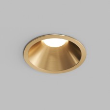 DK2431-SB Встраиваемый светильник SHINE GLOW 15Вт, 3000-4000К, IP20, сатин. латунь, алюминий