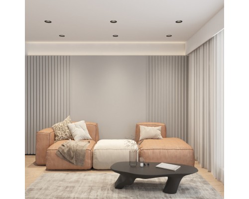 Встраиваемый светильник INER, до 15 Вт LED, GX53, IP20, алюминий, чёрный