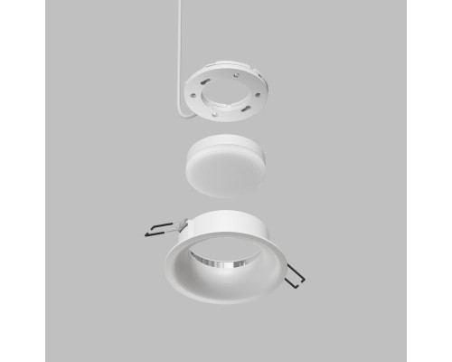 Встраиваемый светильник INER, до 15 Вт LED, GX53, IP20, алюминий, белый