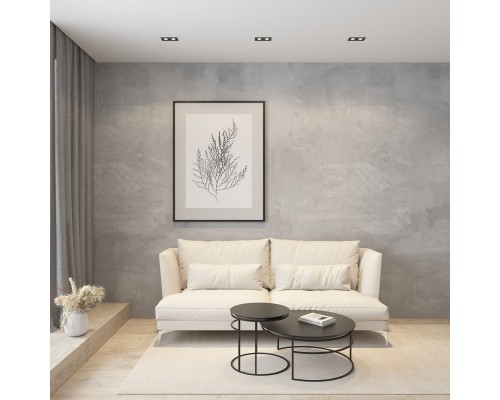 DK3022-BK Встраиваемый светильник, IP 20, 10 Вт, GU5.3, LED, черный, пластик