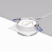 DK2091-WH Встраиваемый светильник FLAT, IP 20, до 15 Вт, GX53, LED, белый, алюминий