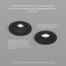 DK3061-BK Встраиваемый светильник, IP 20, 10 Вт, GU5.3, LED, черный/черный, пластик