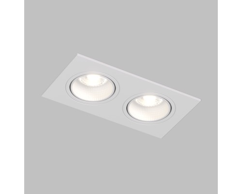 DK3072-WH Встраиваемый светильник, IP 20, 10 Вт, GU5.3, LED, белый/белый, пластик