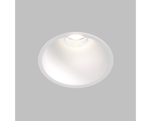 DK3026-WH Встраиваемый светильник, IP 20, 10 Вт, GU5.3, LED, белый, пластик