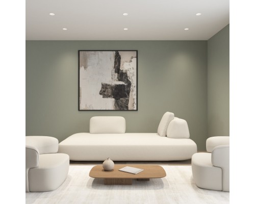 Встраиваемый светильник под шпатлевку SPOT HIDE, до 15 Вт LED, GU10, IP20, алюминий, белый