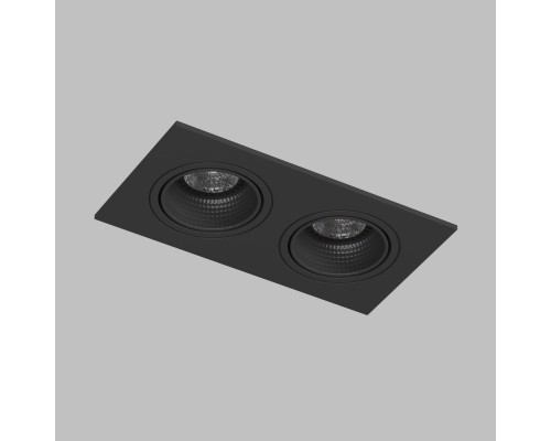 DK3072-BK Встраиваемый светильник, IP 20, 10 Вт, GU5.3, LED, черный/черный, пластик