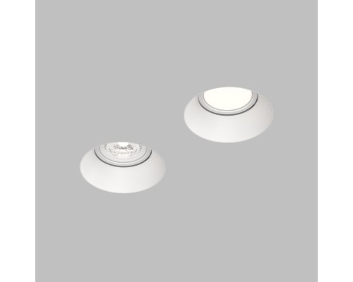 Встраиваемый светильник под шпатлевку SPOT HIDE, до 15 Вт LED, GU10, IP20, алюминий, белый