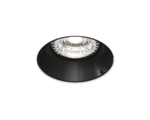 DK3055-BK Встраиваемый светильник, IP 20, 10 Вт, GU5.3, LED, черный, пластик