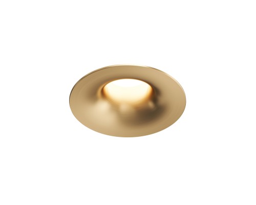 DK2430-SB Встраиваемый светильник SHINE GLOW 15Вт, 3000-4000К, IP20, сатин. латунь, алюминий