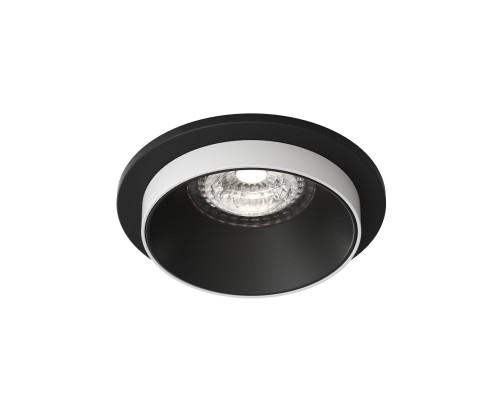 DK2400-BK Встраиваемый светильник, IP 20, 50 Вт, GU10, черный, алюминий