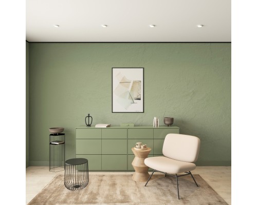 DK2090-WH Встраиваемый светильник FLAT, IP 20, до 15 Вт, GX53, LED, белый, алюминий