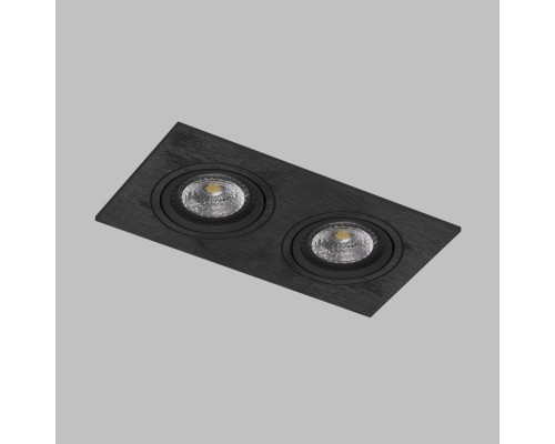 DK3022-BK Встраиваемый светильник, IP 20, 10 Вт, GU5.3, LED, черный, пластик