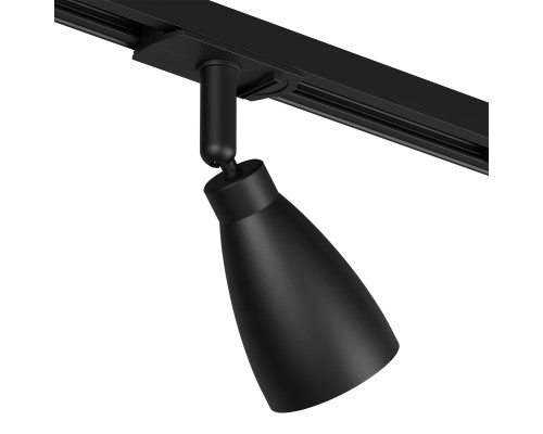 DK6050-BK Трековый светильник IP 20, 15 Вт, GU10, черный, алюминий, пластик