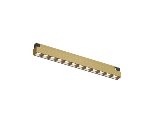 DK5971-SB Светильник трековый SHINE GRILL ZigBee, 48В, 10Вт, 2700-6000K, IP20, сатин. латунь, алюминий