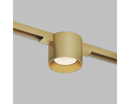 DK5943-SB Светильник трековый SHINE SPOT ZigBee, 48В, 8Вт, 2700-6000K, IP20, сатин. латунь, алюминий