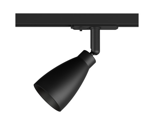 DK6050-BK Трековый светильник IP 20, 15 Вт, GU10, черный, алюминий, пластик