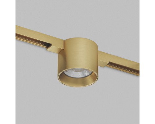 DK5943-SB Светильник трековый SHINE SPOT ZigBee, 48В, 8Вт, 2700-6000K, IP20, сатин. латунь, алюминий
