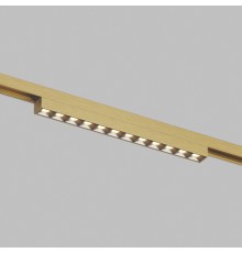 DK5971-SB Светильник трековый SHINE GRILL ZigBee, 48В, 10Вт, 2700-6000K, IP20, сатин. латунь, алюминий