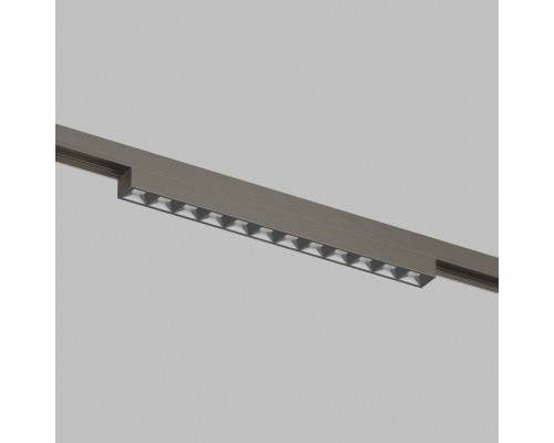 DK5971-DN Светильник трековый SHINE GRILL ZigBee, 48В, 10Вт, 2700-6000K, IP20, темный никель, алюминий