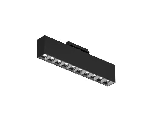 DK6444-BK Поворотный однофазный трековый светильник EDDER со светодиодом L273mm 220V 20W 30° 4000K IP20 черный алюминий