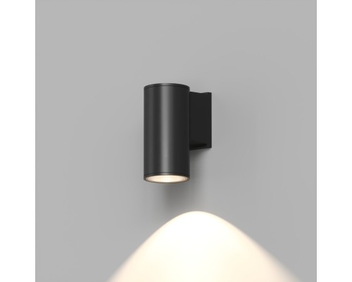 DK9820-BK Настенный уличный светильник BORG, IP65, 10 Вт, 3000К, черный, алюминий