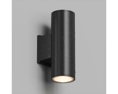 DK9821-BK Настенный уличный светильник BORG, IP65, 18 Вт, 3000К, черный, алюминий