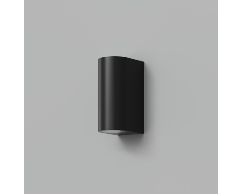 DK9791-BK Настенный уличный светильник NARVIK, IP44, 2хGU10 LED, до 15 Вт, черный, алюминий