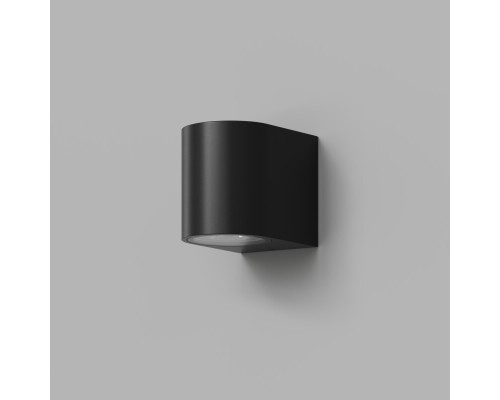 DK9790-BK Настенный уличный светильник NARVIK, IP44, GU10 LED, до 15 Вт, черный, алюминий