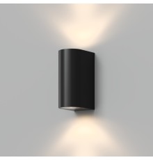 DK9791-BK Настенный уличный светильник NARVIK, IP44, 2хGU10 LED, до 15 Вт, черный, алюминий