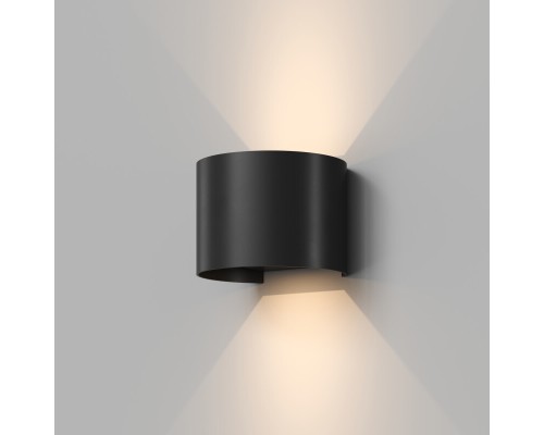 DK9771-BK Настенный светодиодный уличный светильник MALBEC, IP54, 6 Вт, 3000K, черный, алюминий