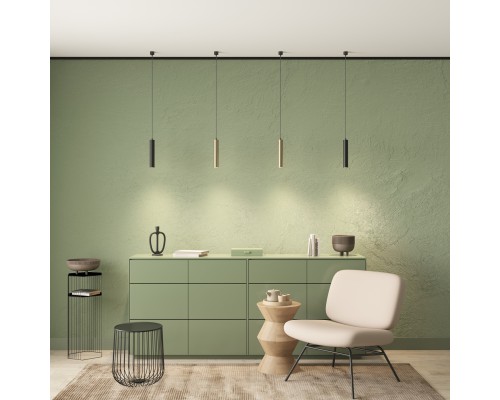 DK4050-BK Подвесной светильник, IP 20, 15 Вт, GU10,черный, алюминий