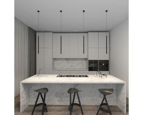 DK4304-BK Подвесной светильник со встроенным светодиодом, 5W, IP 20, 4000K, черный, алюминий