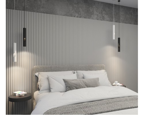 DK4045-BK Подвесной светильник, с декоративным вырезом, IP 20, до 15 Вт, LED, GU10, черный, алюминий