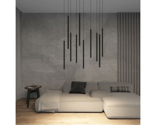 DK4304-BK Подвесной светильник со встроенным светодиодом, 5W, IP 20, 4000K, черный, алюминий