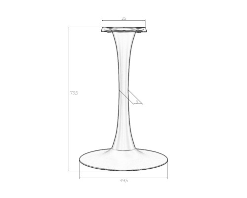 Подстолье обеденное DOBRIN JIM WHITE