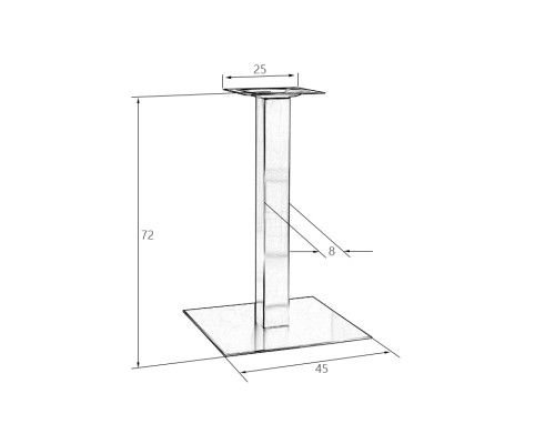 Подстолье обеденное DOBRIN EVAN
