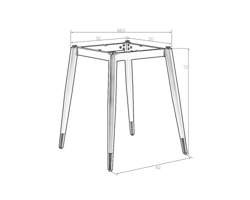 Подстолье обеденное DOBRIN MATT