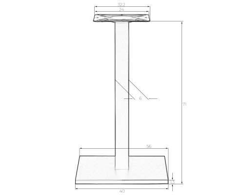 Подстолье обеденное DOBRIN GRACE