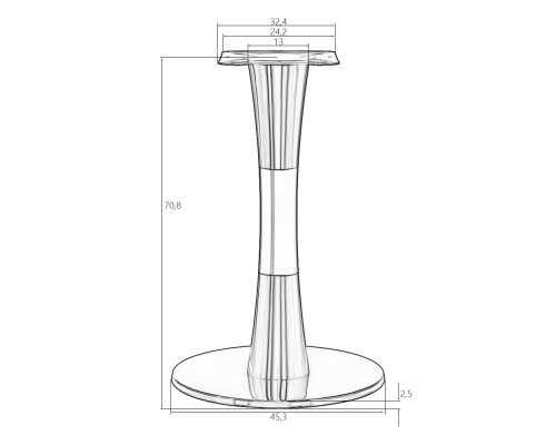 Подстолье обеденное DOBRIN GIORGIO